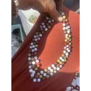 Mookiye Jasper And Tourmaline Necklace